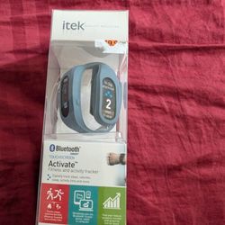 ITEK ACTIVITY TRACKER BLUETOOTH FBT-8/6064 NEW SEALED PACKAGE - BLACK