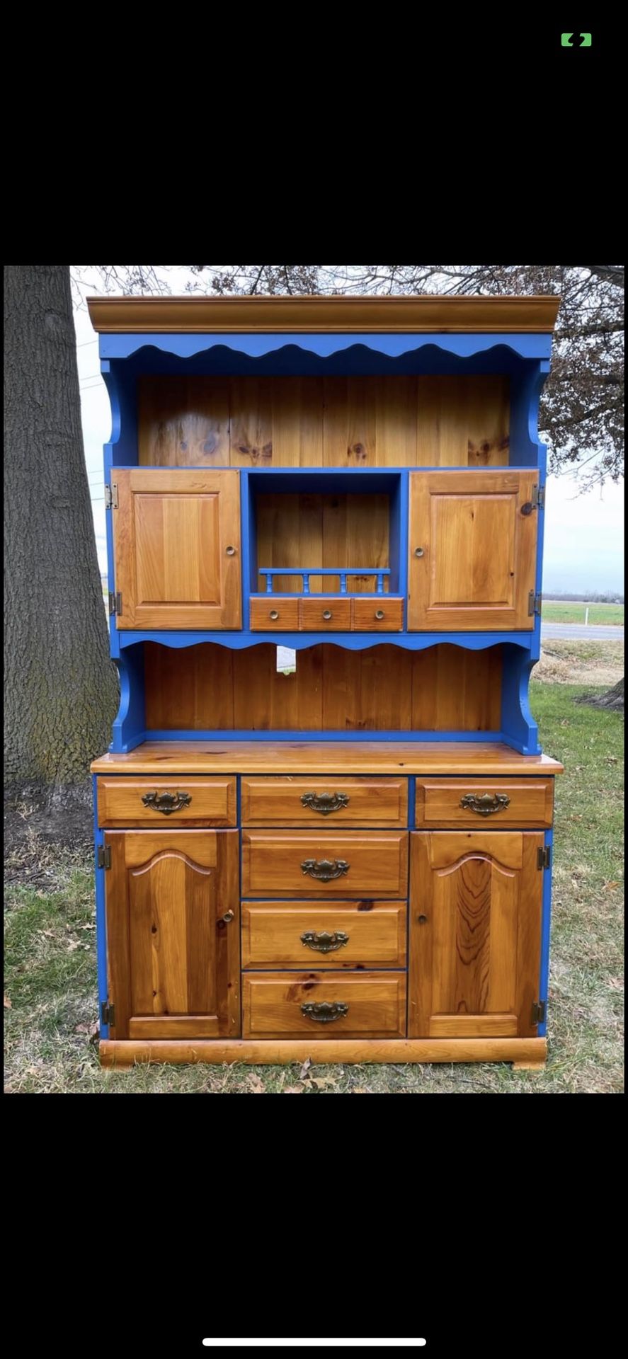 Refinished hutch