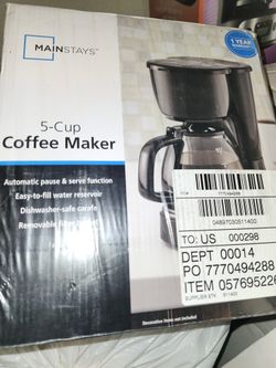 5 Cup Coffee Maker