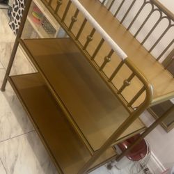 Gold Changing Table 