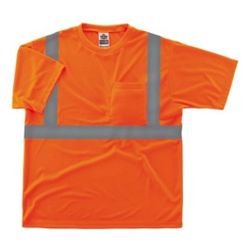 Tenacious Ergodyne Work Gear GlowWear High Visibility Apparel Orange Shirt