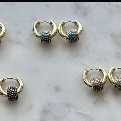 High-quality gold, plated, gold fill earrings