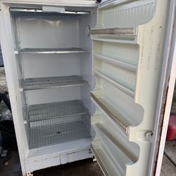 vintage upright freezer