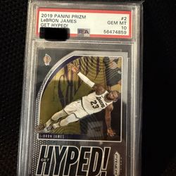 LeBron James 2019 Panini Prizm Get Hyped!  
