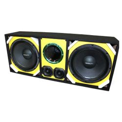 Deejay LED TBH12YELLOW 2 12 Despacito Horn 2 Tw Braz