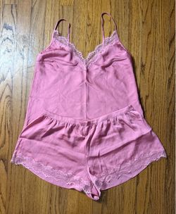pink Victoria's Secret Silky Cami Sleep Set Size M