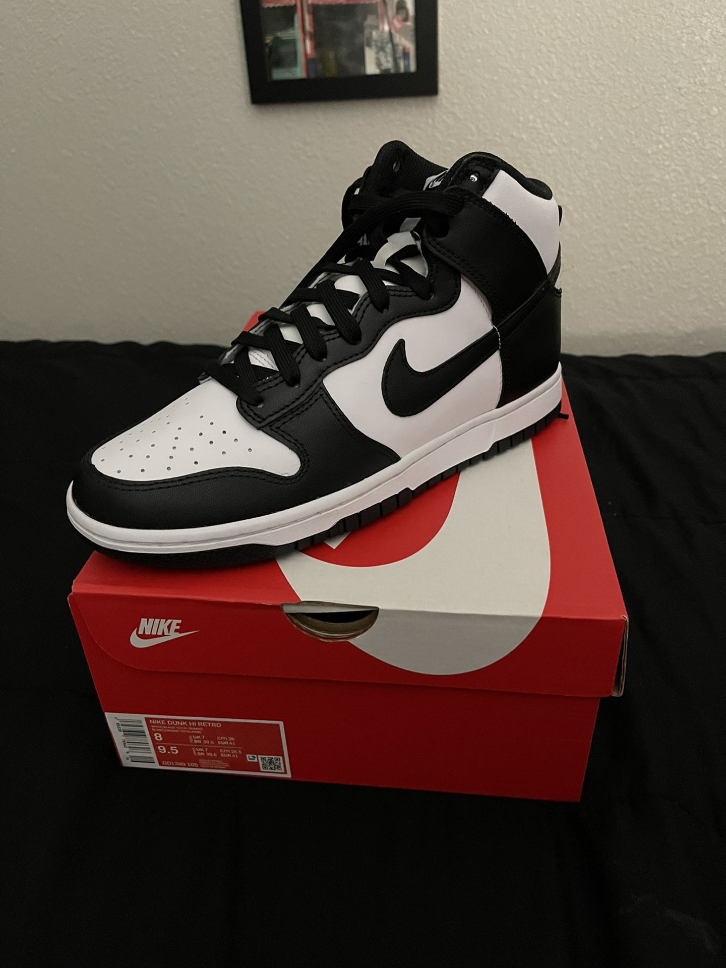 Nike Dunk Hi retro Panda - www.rajagirimanappuram.com