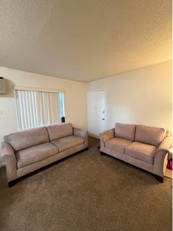Neutral-Toned Sectional Couch