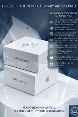 Apple AirPods Pro (3rd Gen) – Lightning Case – Clean & Works Perfectly