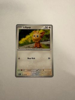 Pokémon TCG Lillipup 170/197 Obsidian Flames Common Pokémon Card