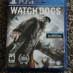 PS4 Watch Dogs Disc