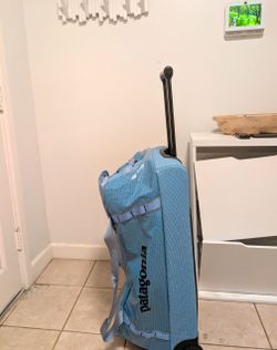 Patagonia Blue Suitcase Duffle Bag