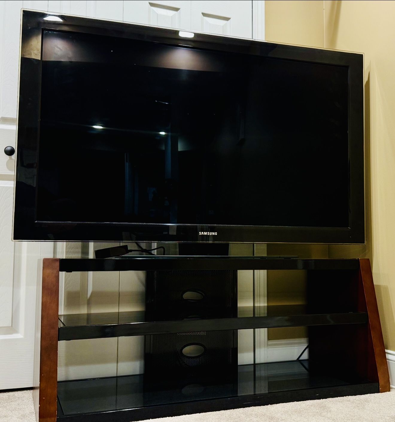 55" Samsung TV and Entertainment Stand