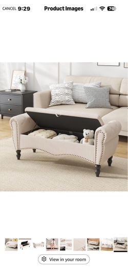 Storage Ottoman bench