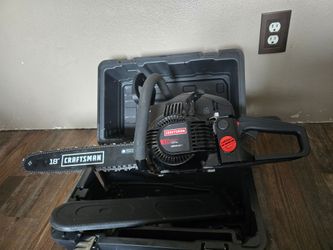 Craftsman 18" Gas Chainsaw and Case