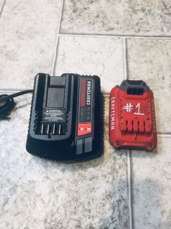 Craftsman Batteries Charger 12 V And 20 V 