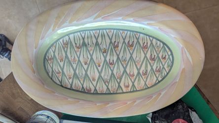 Vintage 16" Large Oval MacKenzie- Childs Platter