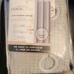 Shower Curtain New 30 Each White And Gray Available 