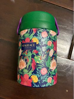 Brand New MAGRACE PARIS Insulated Food Jar / Soup Thermos with Folding Spoon