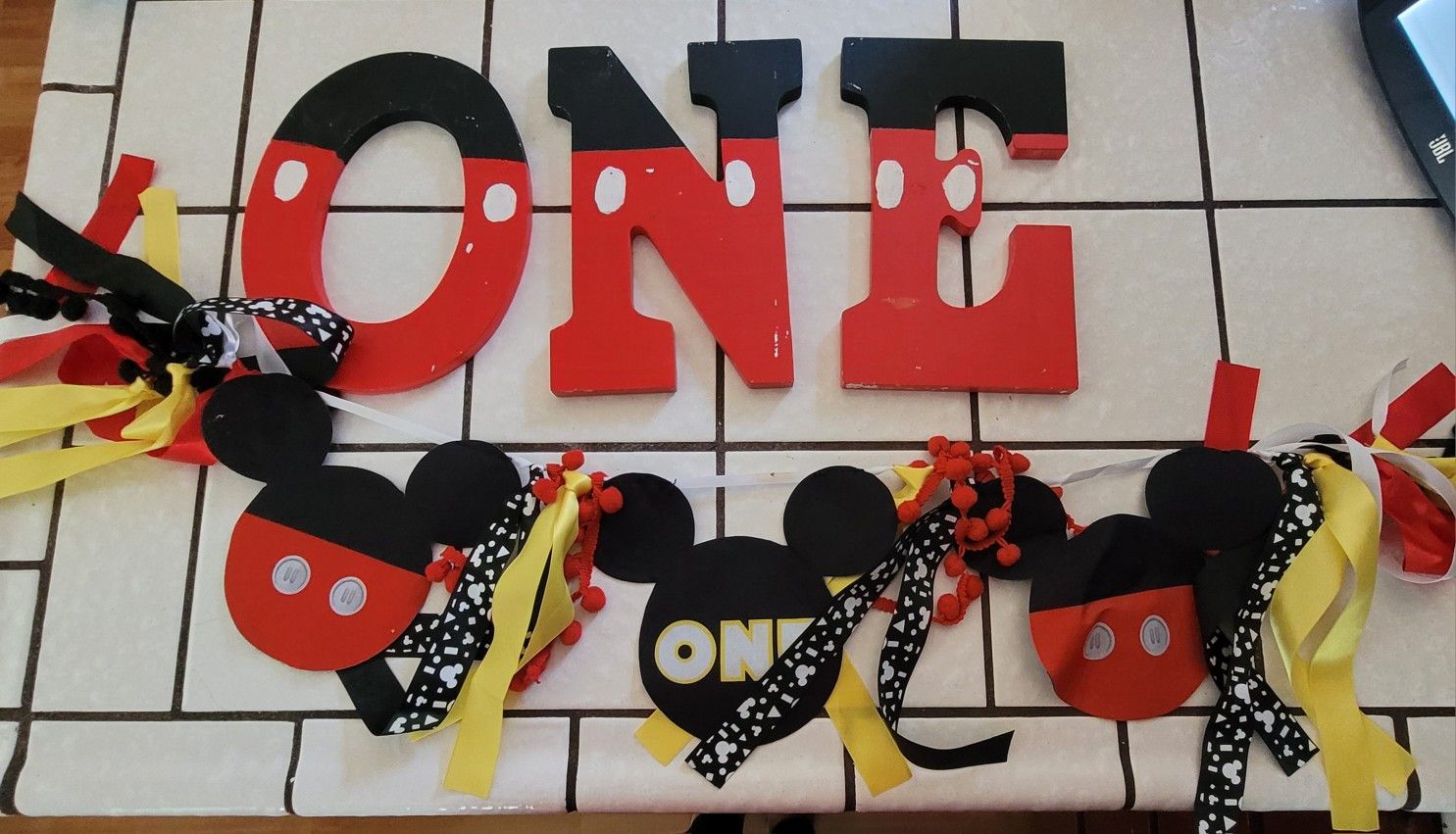 First Birthday Mickey Mouse