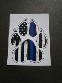 DOG DECAL 2 3/4" x 3 1/4" 