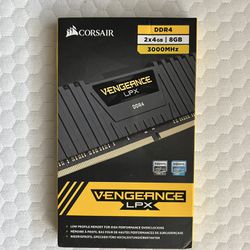 Corsair Vengeance LPX DDR4 3000 MHx | 2x4 GB | 8 GB RAM Total 