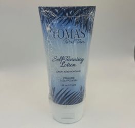 Toma's Total Tan Self-Tanning Lotion Streak-Free Easy Application 6 oz