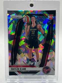2024 Panini Prizm WNBA Caitlin Clark Variation Cracked Ice No.145 Rookie RC