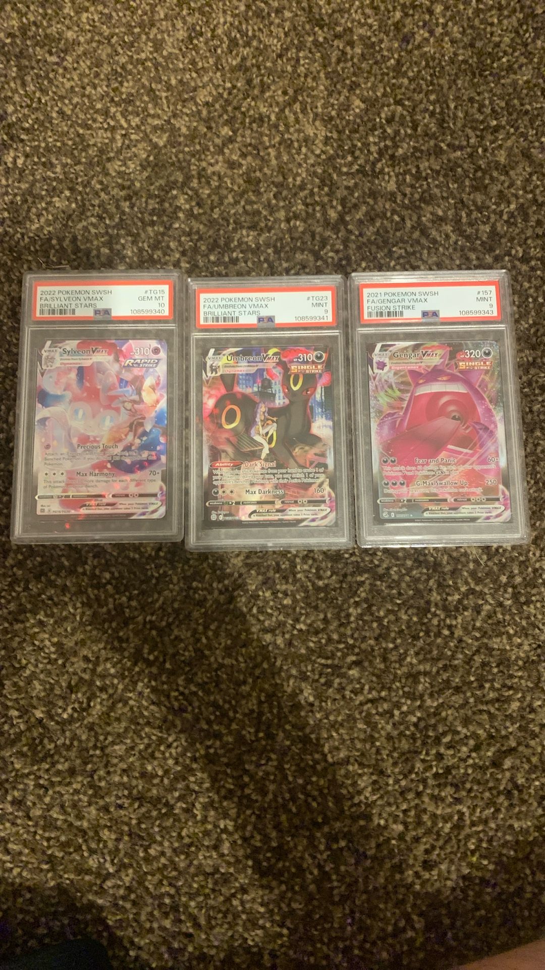 graded pokémon cards