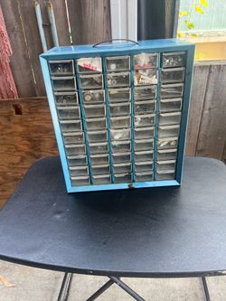 Vintage metal container