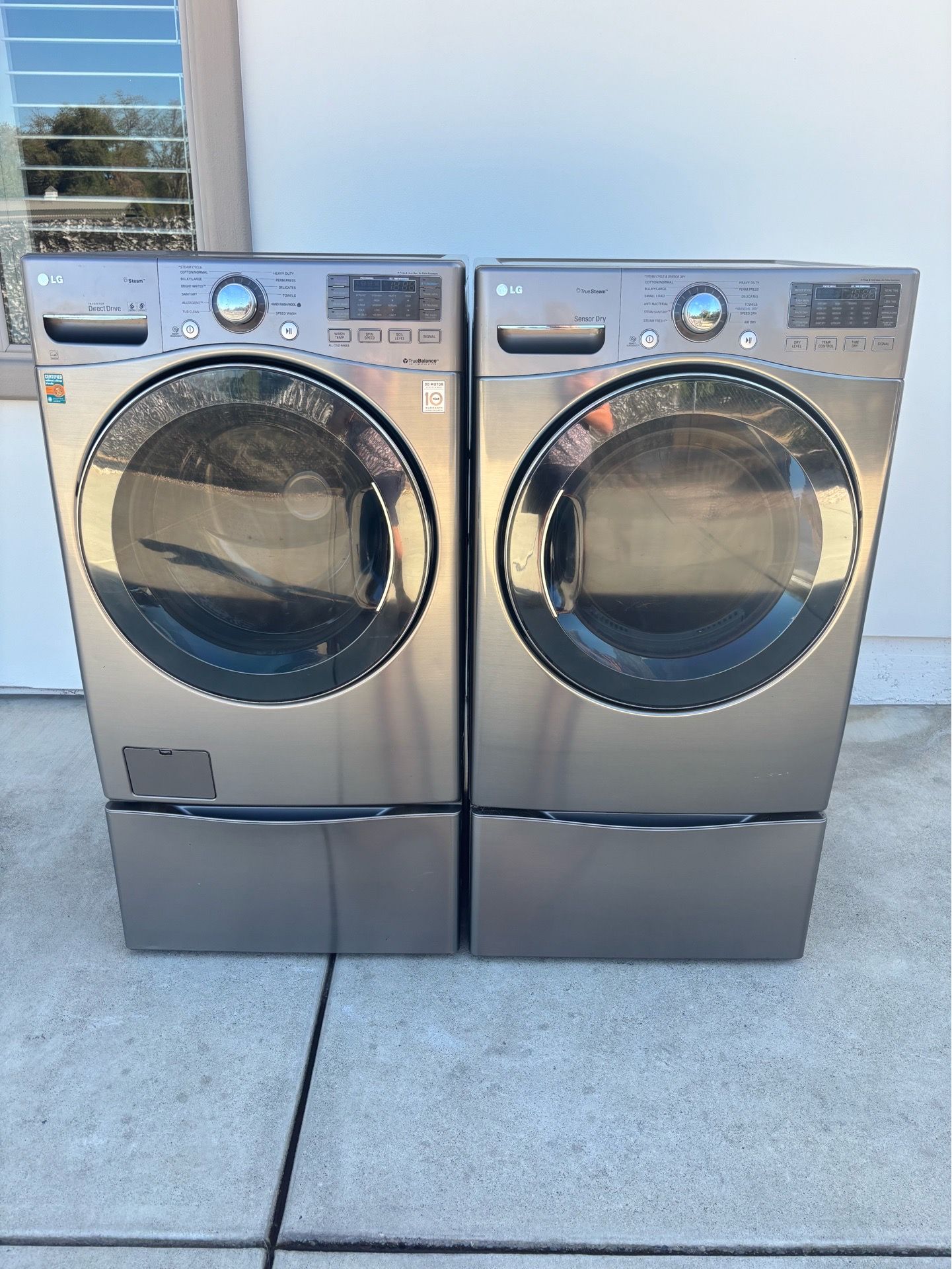 Washer and dryer