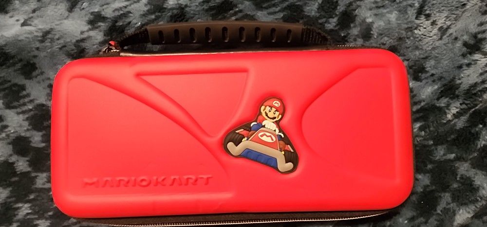 Nintendo 3DS Ds Lite Mario Kart Red Black Carrying case From R.D.S