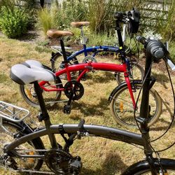 A family of Citizen Folding Bikes