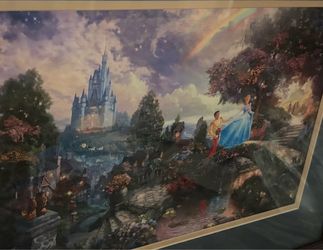 Thomas Kinkade Cinderella Wishes Upon a Dream