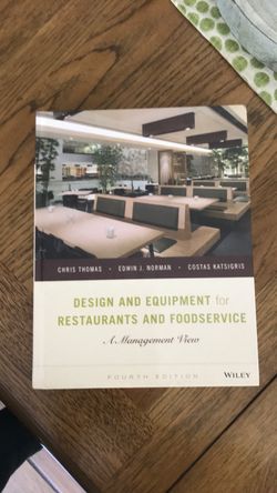 Book: design and equipment for restaurants and foodservice