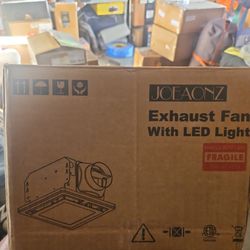 Joeaonz Bathroom Exhaust Fan With Light