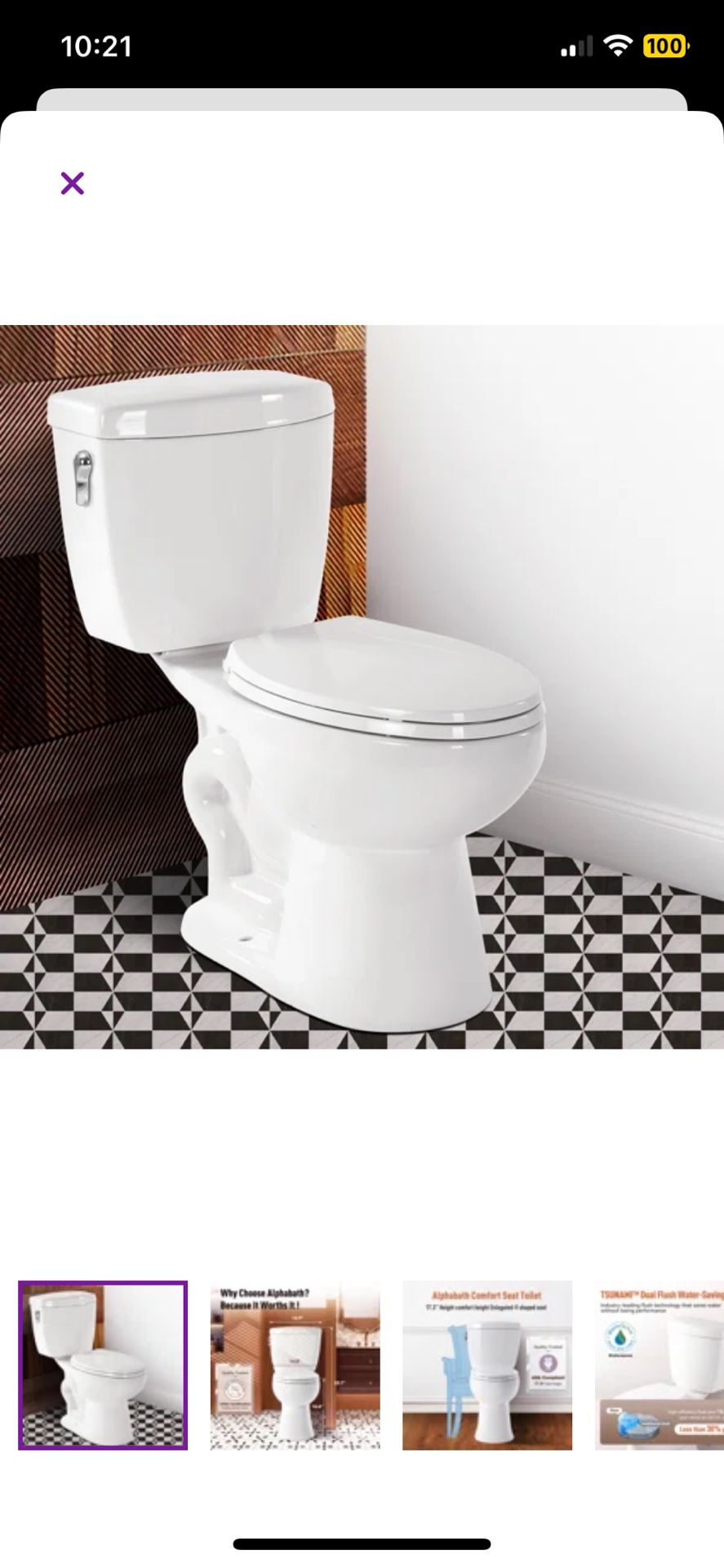 New Classic Toilet In Original Packaging 