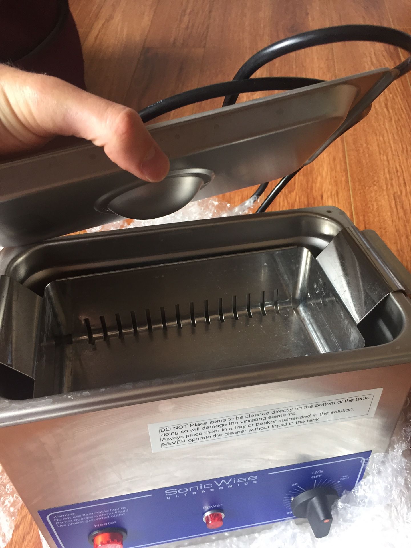 Sonic wise Ultrasonic Cleaner 2.75 Qt.