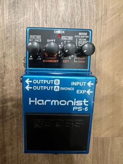 Boss PS-6 Harmonist Guitar Effects Pedal