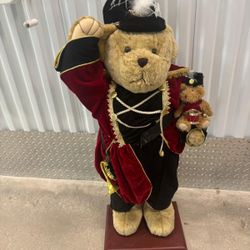 36” standing soft Teddy bear Christmas  toy soldier decoration $40
