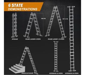 22.5 Ft. Aluminum ladder