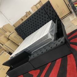 $1299 Brand New King Bed Frame With Mattress (Read Description Below)