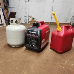 Honda EU2200i Generator – Dual Fuel (Gas/Propane) – Only 16 Hours!
