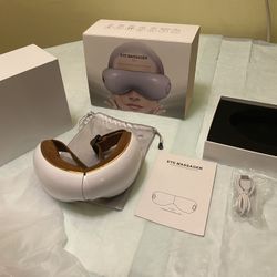 Eye Massager with Heat Eye Mask Massager for Migraine Eye Care Face Massager with 5 Modes for Dry Eye Vibration Eye Temple