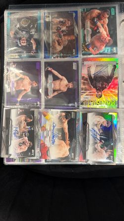 UFC  Trading Card Lot with Autos and numberd