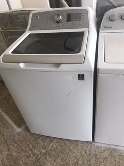 Scratch and dent model washer with warranty