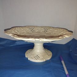 Antique Continental creamware German circa 1880 platter