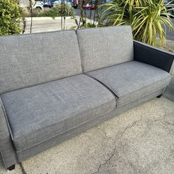 Dark Gray Loveseat Sofa Bed with Storage-FREE Delivery