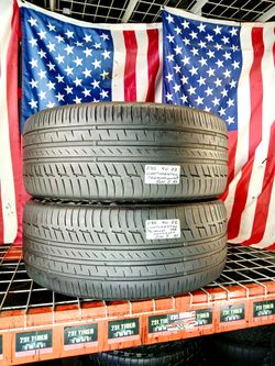 ✅ 275/40ZR22 CONTINENTAL PREMIUMCONTACT6 ALL SEASON LUXURY NOISE COMFORT SUV 275/40R22 USED TIRES SET 