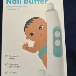 Baby Electric Nail Buffer Kit With Case, Great Baby shower Gift 